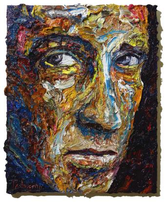 impressionist-art-male-model-portrait-original-oil-painting-on-canvas-for-sale-abstract-art-ideas-david-padworny